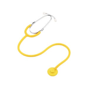 disposable yellow stethoscope