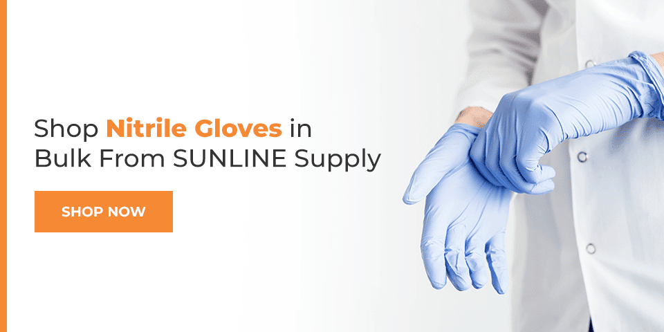 Shop Nitrile Gloves in Bulk From SUNLINE Supply