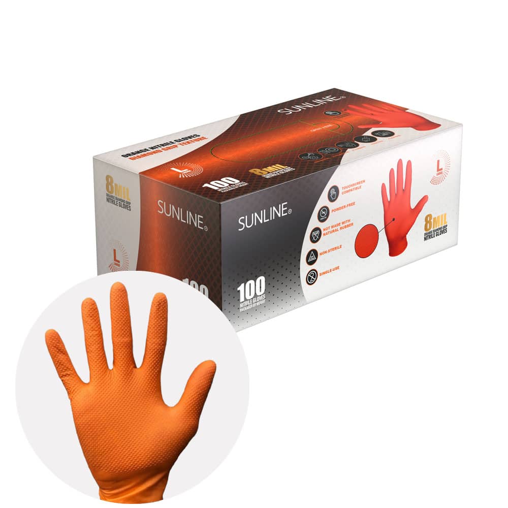 Shop Black Diamond Grip Nitrile Gloves: Industrial Strength: FREE Ship