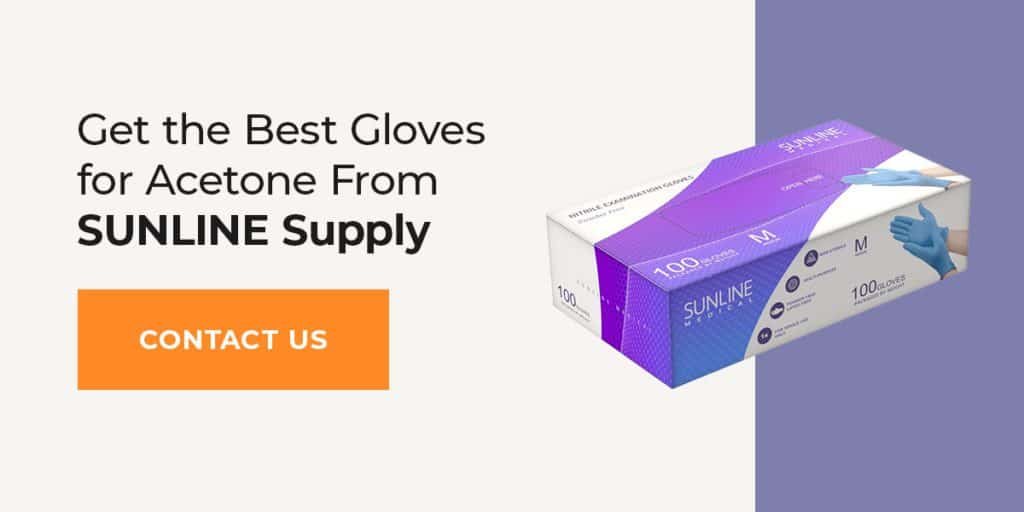Get the Best Gloves for Acetone From SUNLINE Supply