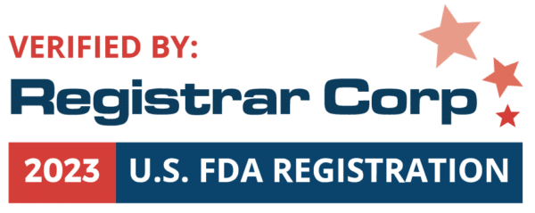 US FDA Verified Registration for 2023.