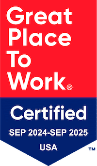 Great place to work certified Sept 2024 to 2025.